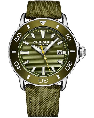 Stuhrling Aquadiver Watch - Green