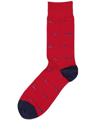 Charles Tyrwhitt Glaes Sock - Red