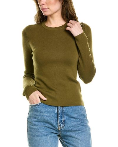 Michael Kors Collection Knit Cashmere Sweater - Green
