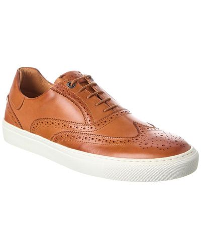 Ted Baker Dentton Burnished Leather Brogue Hybrid Sneaker - Brown