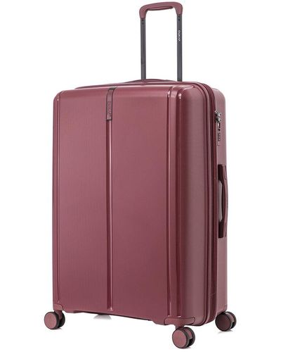 DUKAP Airley Lightweight Expandable Hardside Spinner Luggage - Purple