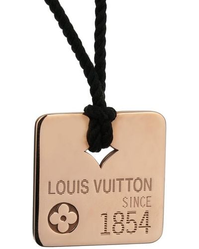 Louis Vuitton 18K Rose Necklace (Authentic Pre-Owned) - Natural