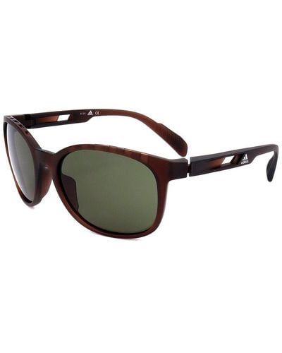 adidas Sport Unisex Sp0011 58mm Sunglasses - Black