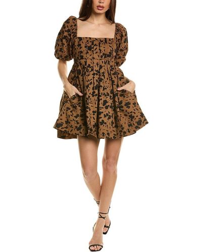 Saltwater Luxe Tyler Short Sleeve Floral Dress in Vanilla – manhattan  casuals