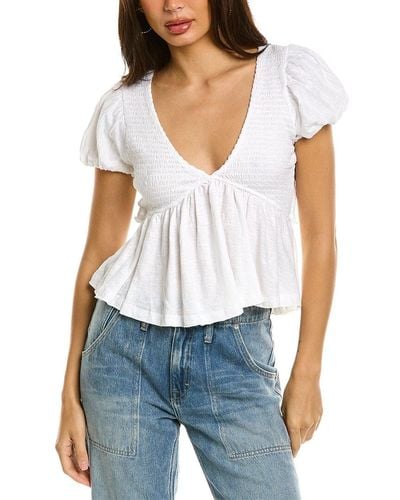 Free People Charlotte Top - White
