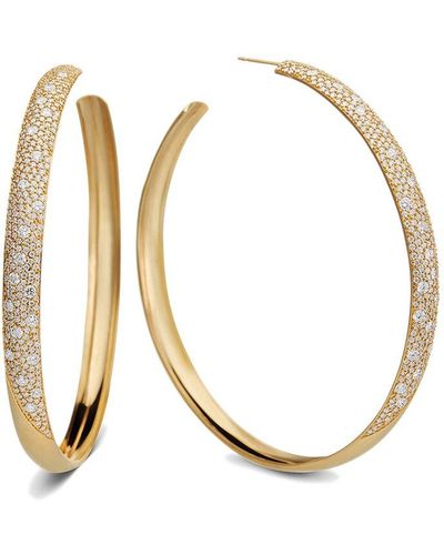 Lana Jewelry 14k 4.18 Ct. Tw. Diamond Cluster Hoops - Metallic