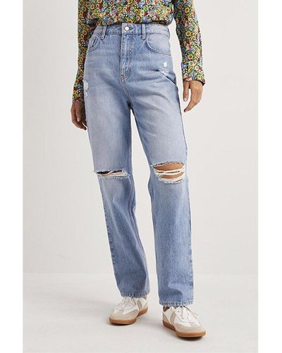 Boden Relaxed Distressed Jean - Blue