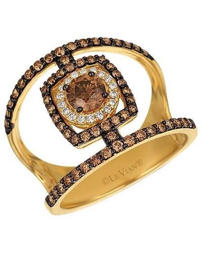 Le Vian Le Vian 14k Honey Gold 1.13 Ct. Tw. Diamond Ring - Metallic