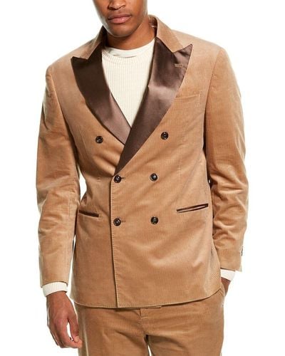Brunello Cucinelli 2pc Corduroy Tuxedo Suit - Multicolor