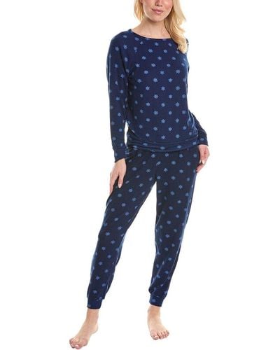 Tart Collections Intimates 2pc Sienna Jogger Pajama Set - Blue