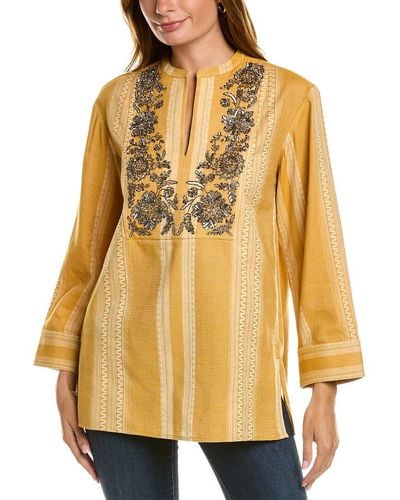 Tory Burch Sequined Tunic - Yellow