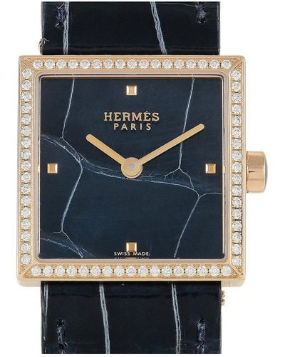 Hermès Hermes Cuir Watch (Authentic Pre-Owned) - Blue