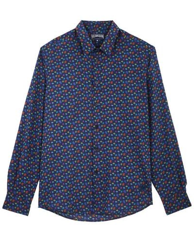 Vilebrequin Pap Unisex Long Sleeve Shirt - Blue