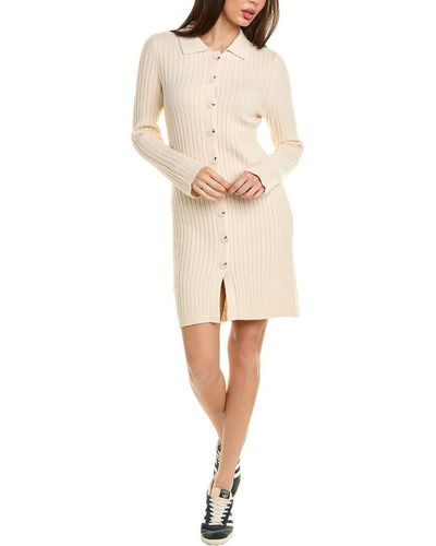 525 America Button Down Sweaterdress - Natural