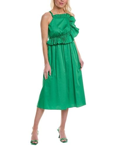 CROSBY BY MOLLIE BURCH Genevieve Midi Dress - Green