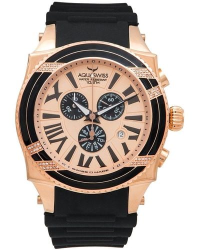 Aquaswiss Swissport Xg Diamond Watch - Black