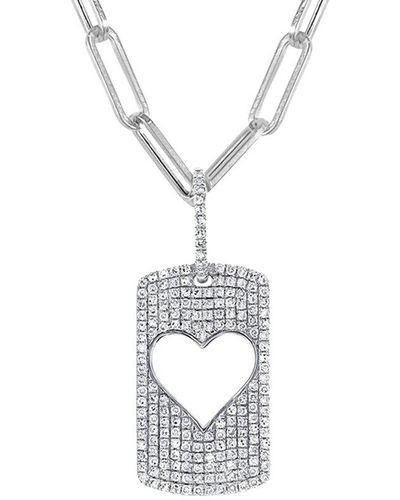 Sabrina Designs 14k 0.58 Ct. Tw. Diamond Charm Pendant - White