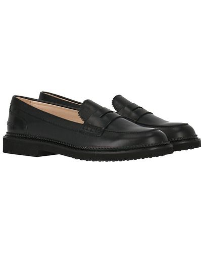Tod's Gomma Pesante Leather Loafer - Black