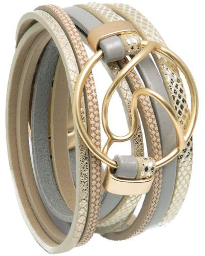 Saachi Wrap Bracelet - Metallic