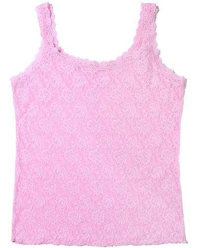 Hanky Panky Signature Lace Plus Unlined Cami - Pink