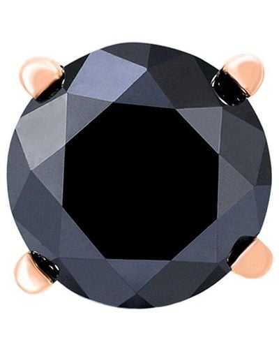 Diamond Select Cuts 14K Rose 0.50 Ct. Tw. Diamond Studs - Blue