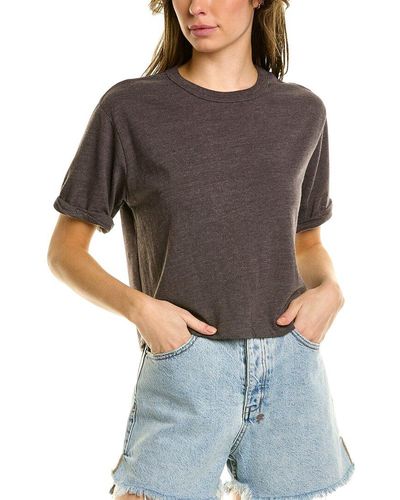 Chaser Cropped T-shirt - Gray