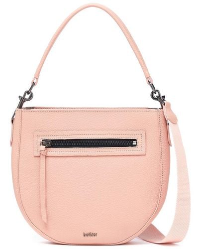 Botkier Beatrice Leather Saddle Bag - Pink