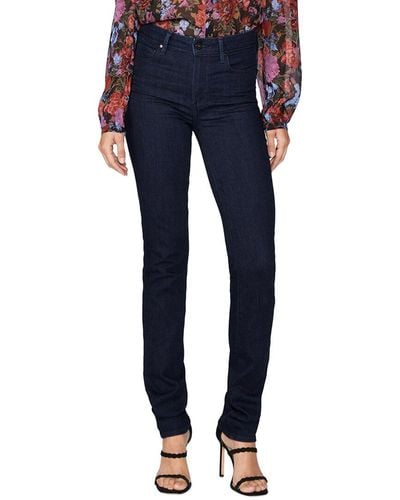 PAIGE Hoxton Fidelity High Rise Straight Jean - Blue