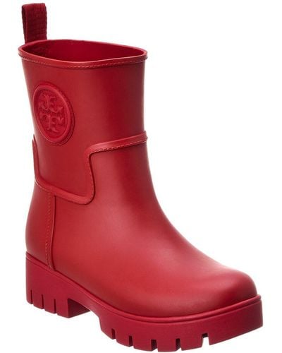 Tory Burch Ankle Rain Boot - Red