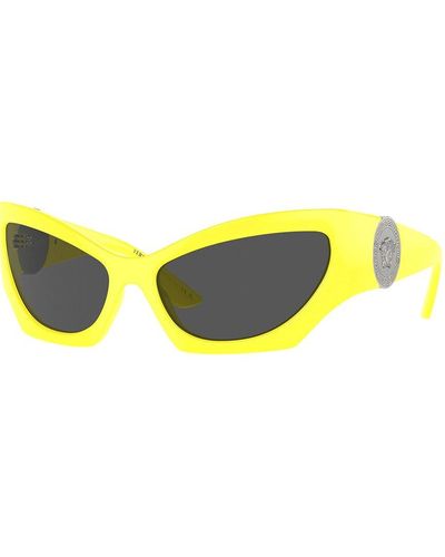 Versace Ve4450 60mm Sunglasses - Yellow