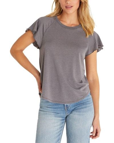 Z Supply Abby Flutter T-shirt - Gray