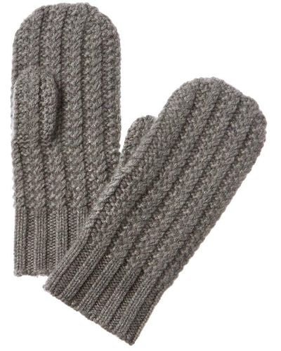 Sofiacashmere Cashmere Gloves - Gray