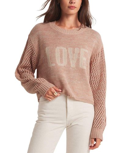 Z Supply Blushing Love Sweater - Multicolor