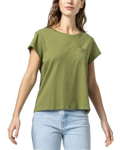 Lilla P Boxy Pocket T-shirt - Green