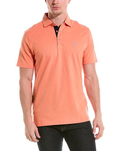 Tailorbyrd Pique Polo Shirt - Orange