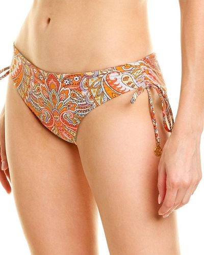 Luli Fama Reversible String Bikini Bottom - Orange