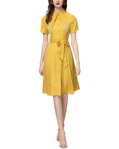 BURRYCO Mini Dress - Yellow