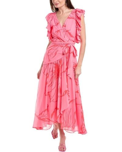 Hutch Beck Midi Dress - Pink