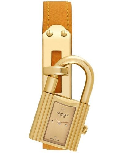 Hermès Kelly Lock Watch, Circa 2000S (Authentic Pre-Owned) - Metallic