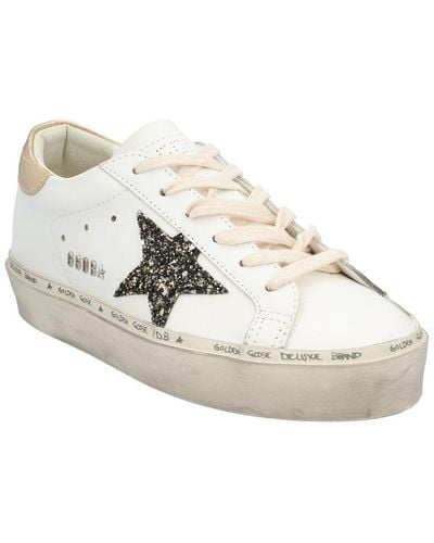Golden Goose Hi Star Leather Sneaker - White