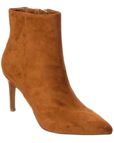 Steven by Steve Madden Lasting Leather Bootie - Brown