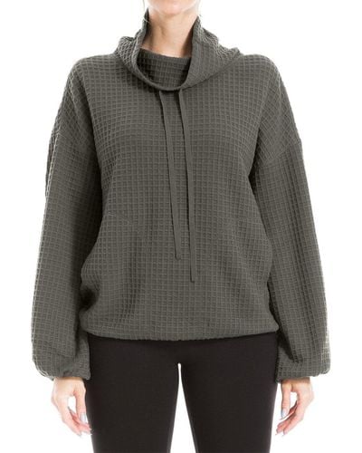 Max Studio Knit Pullover Top - Gray