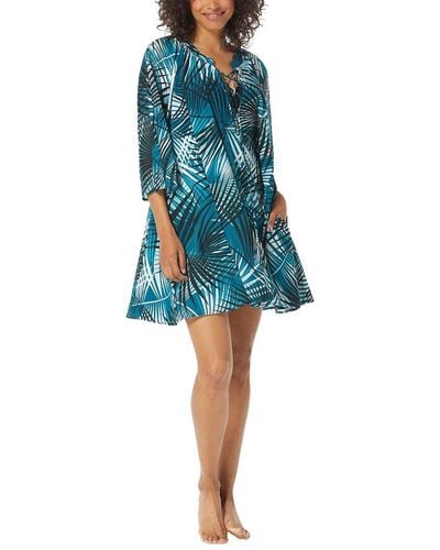 Coco Reef Wanderlust Cover Up Dress - Blue