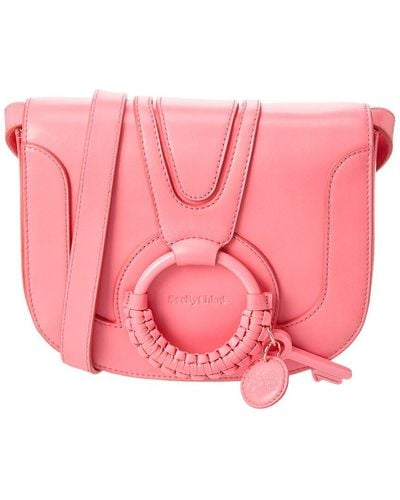 See By Chloé Hana Leather Shoulder Bag - Pink