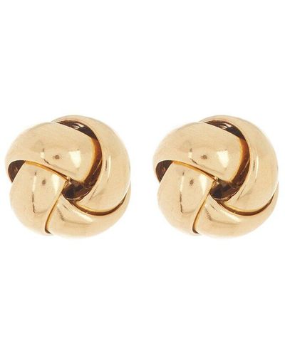 Adornia 14k Over Silver Knot Earrings - Natural