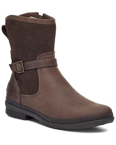 UGG Zemira Leather & Suede Boot - Brown