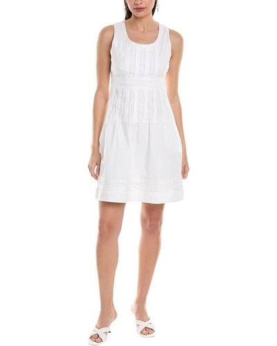 Frances Valentine Ribbon Dress - White