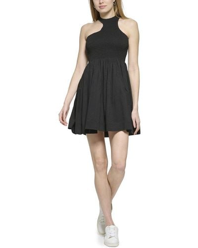 DKNY Cutout Dress - Black