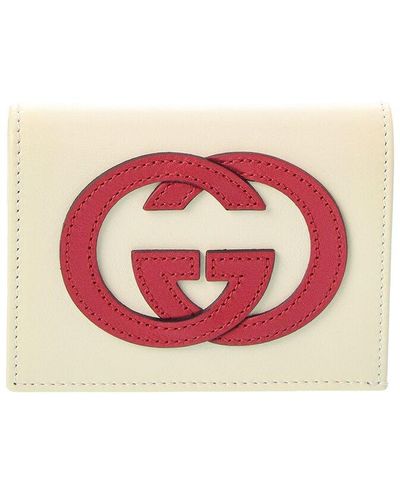 Gucci Leather Wallet - Pink