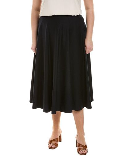 Marina Rinaldi Plus Olivia Jersey Skirt - Black